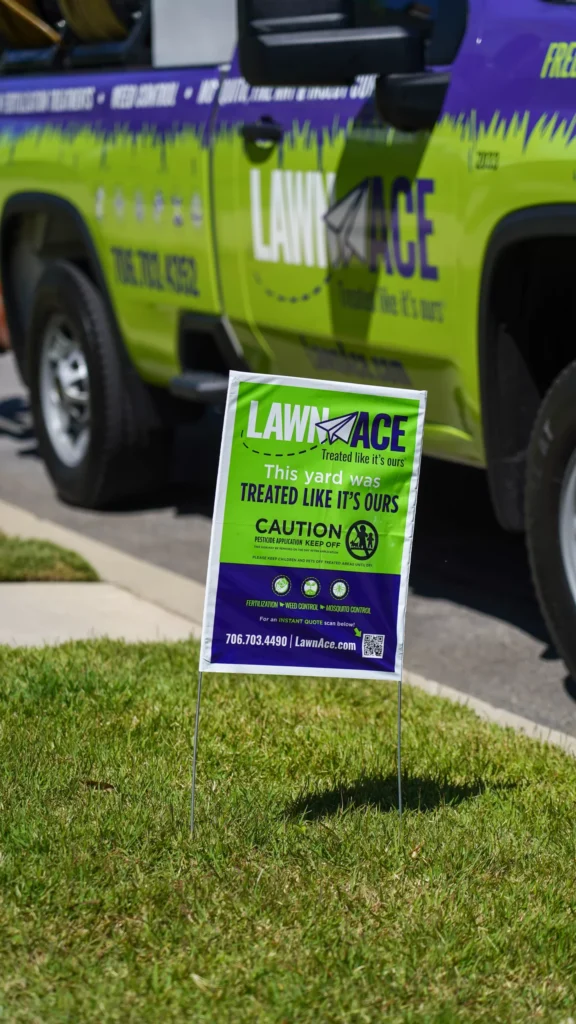 Lawn Ace PRO lawn care plan combining professional fertilization and weed control with ongoing insect and fire ant protection for CSRA lawns.
